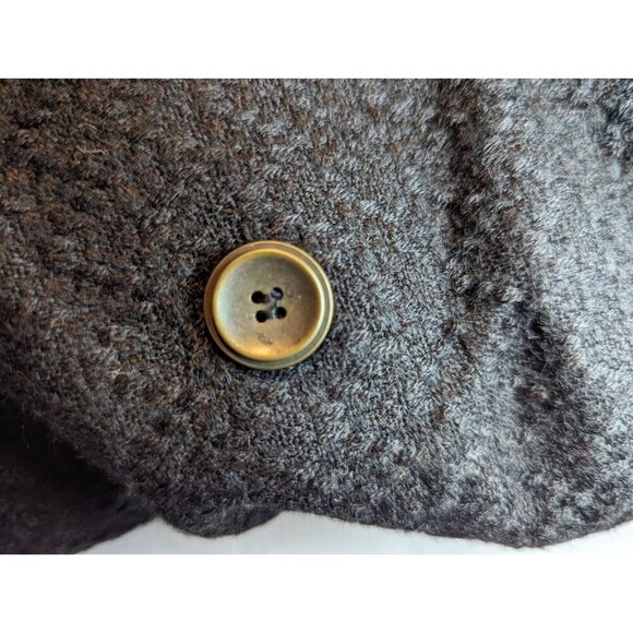 Worthington Black Tweed Zip Up Ruffled Peplum Jacket Women's Size Medium - Picture 16 of 16